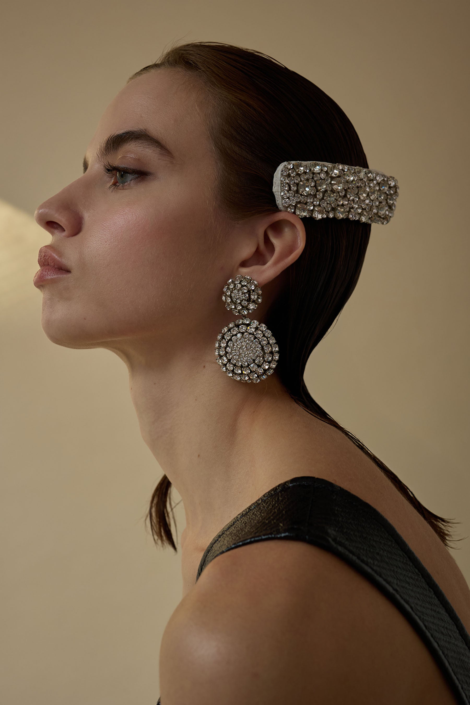 Zoe Crystal Drop Earrings - Elegant Dangling Earrings for Women, Perfect for Weddings, Parties & Special Occasions