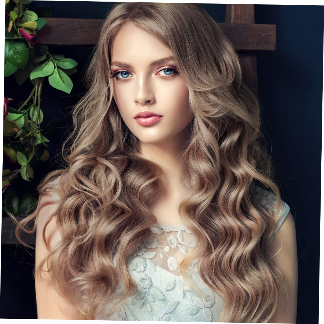 Beavorty Long Curly Wavy Synthetic Heat Resistant Wig for Women - Natural Looking Fashion Wig for Weddings, Parties & Everyday Wear | Perfect for Cosplay, Costumes & Daily Styling