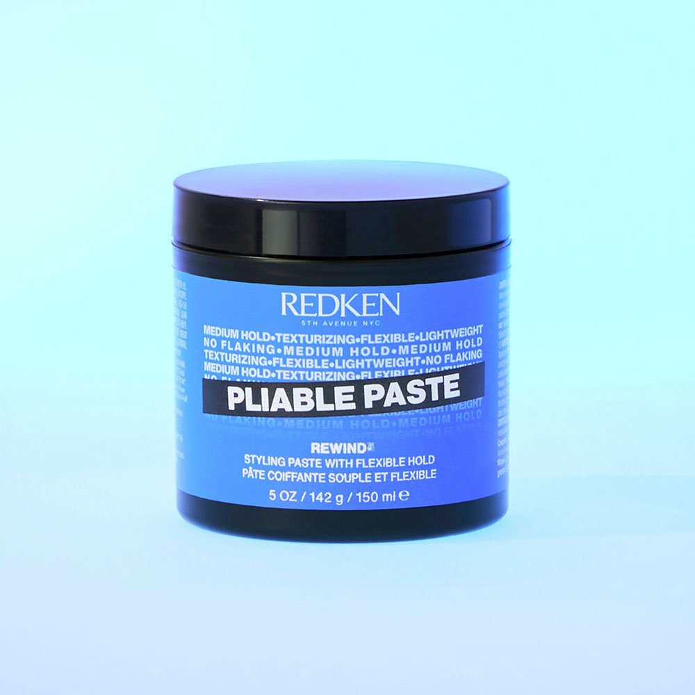 Redken Pliable Paste 150ml - Strong Hold Styling Wax for Men & Women - Perfect for Textured Hairstyles, Pompadours & Messy Looks - Salon Quality Hair Styling Product