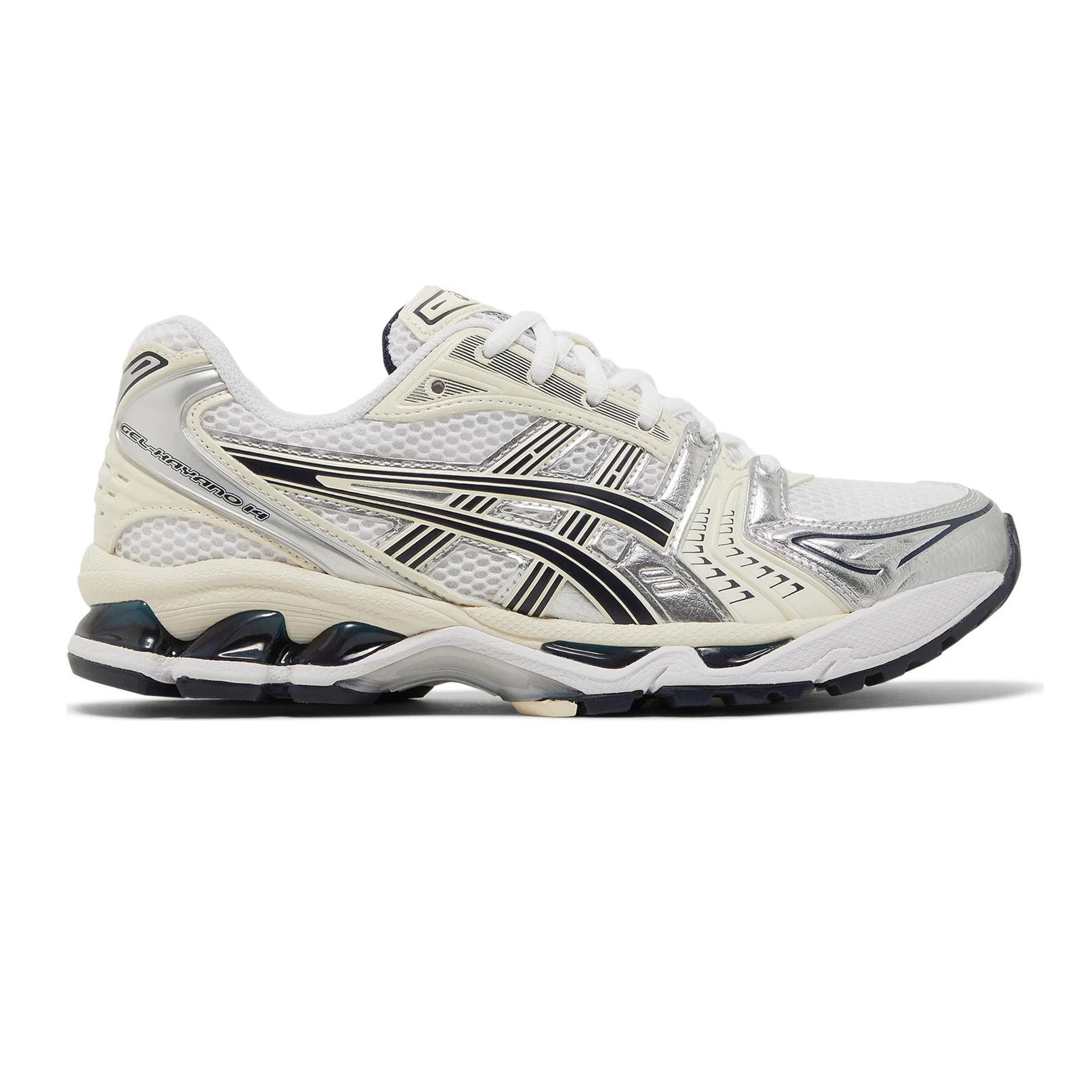 ASICS Gel Kayano 14 Women's Running Shoes - White Midnight (2023) | Lightweight Cushioned Support for Road Running, Jogging & Gym Workouts