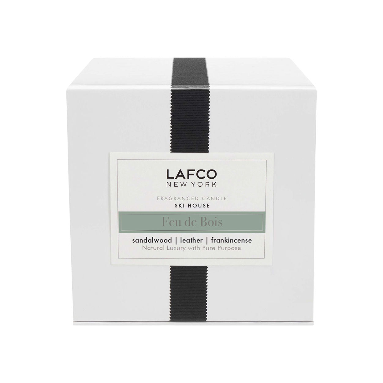 Feu de Bois Scented Candle - Premium Wood Fire Aroma Soy Wax Candle for Home, Relaxation & Romantic Ambiance