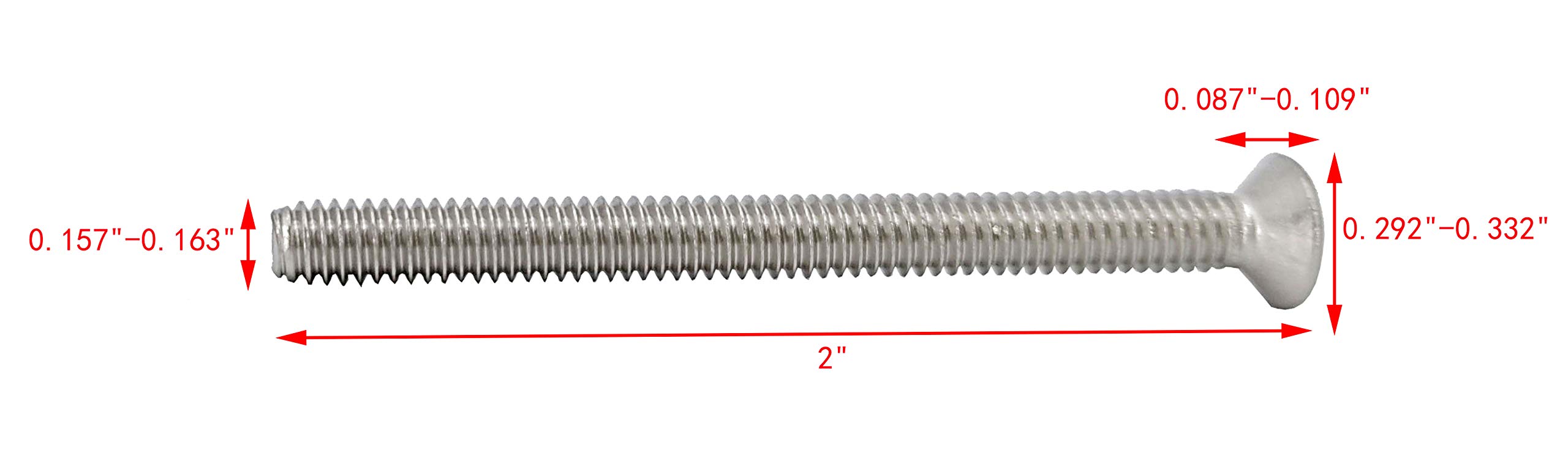 FixtureDisplays® 8-32 x 2