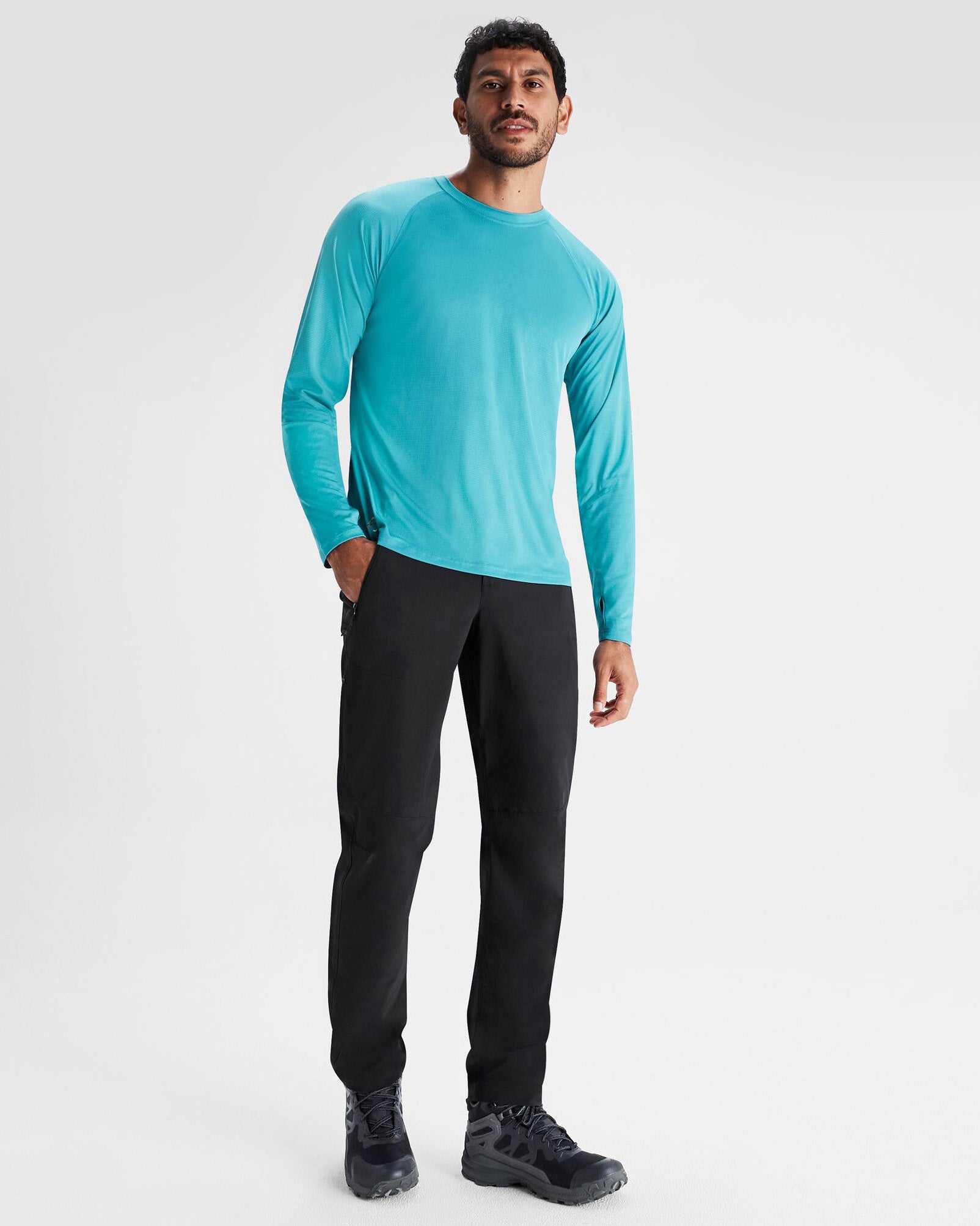 Men's Flinders Pants - Comfortable Stretch Travel & Hiking Trousers in Black | Perfect for Outdoor Adventures & Casual Wear