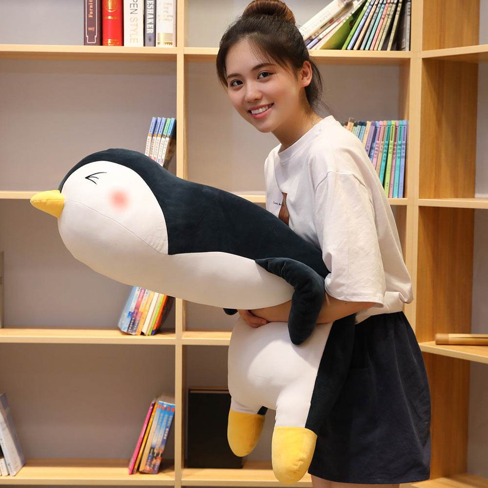 Poffy: Giant Penguin Plush Stuffed Animal - Soft & Cuddly Large Plushie Toy for Kids, Adults, and Collectors | Perfect for Gifts, Bedroom Decor, and Snuggling