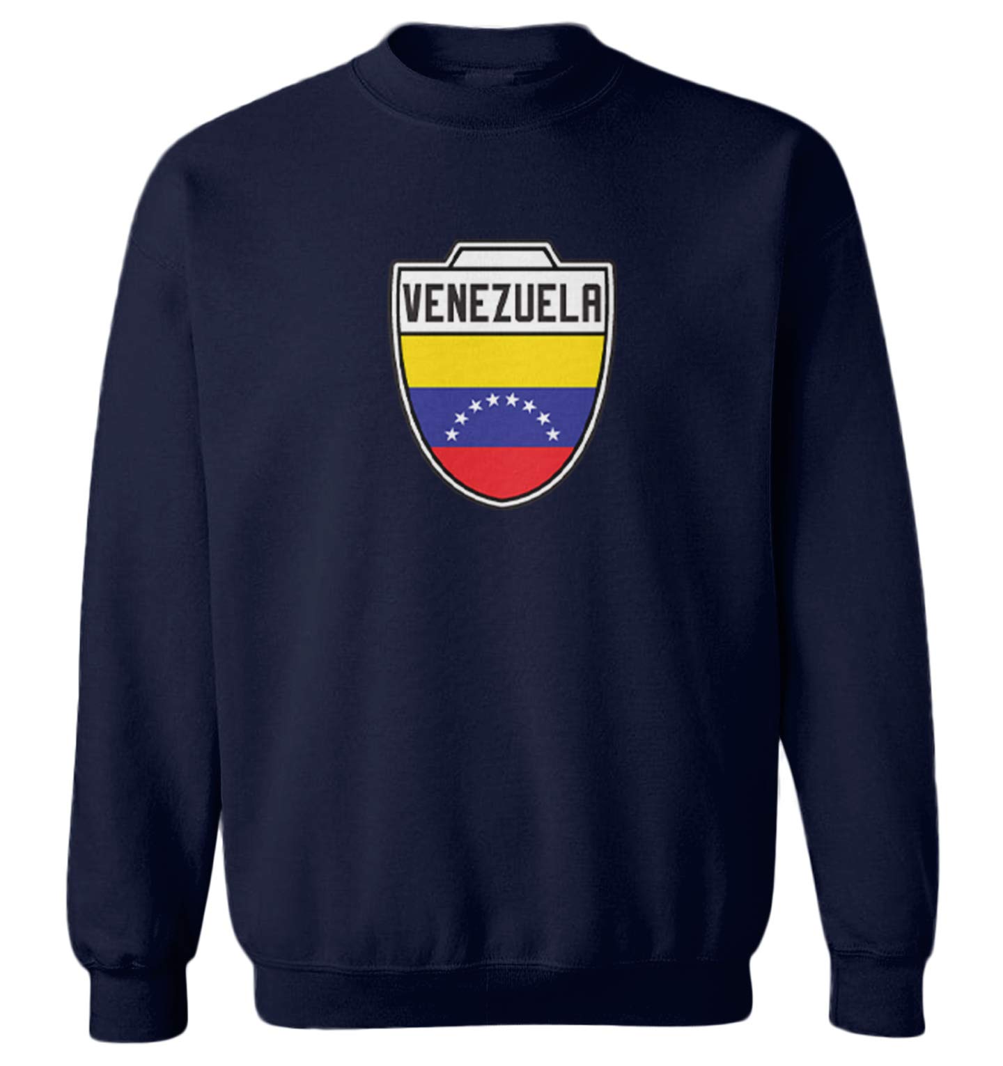 Venezuela Soccer Crest Country Proud Toddler Fleece Crewneck Sweater - Soft & Warm Kids Pullover for Game Day & Casual Outings