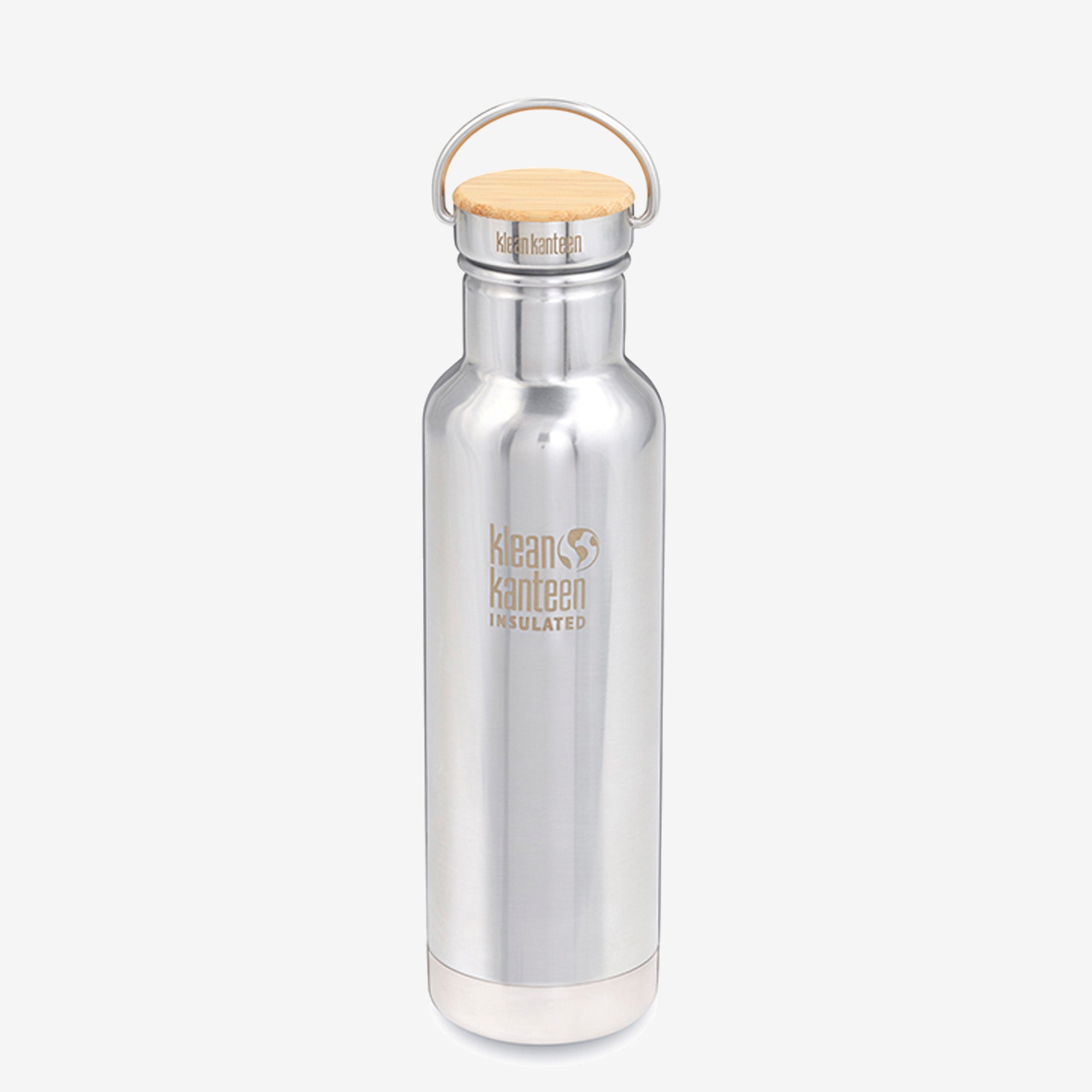 20oz (592ml) Vacuum Insulated Stainless Steel Water Bottle with Bamboo Cap - Leakproof, BPA-Free, Keeps Drinks Hot/Cold for 24 Hours - Perfect for Gym, Hiking, Travel & Office Use
