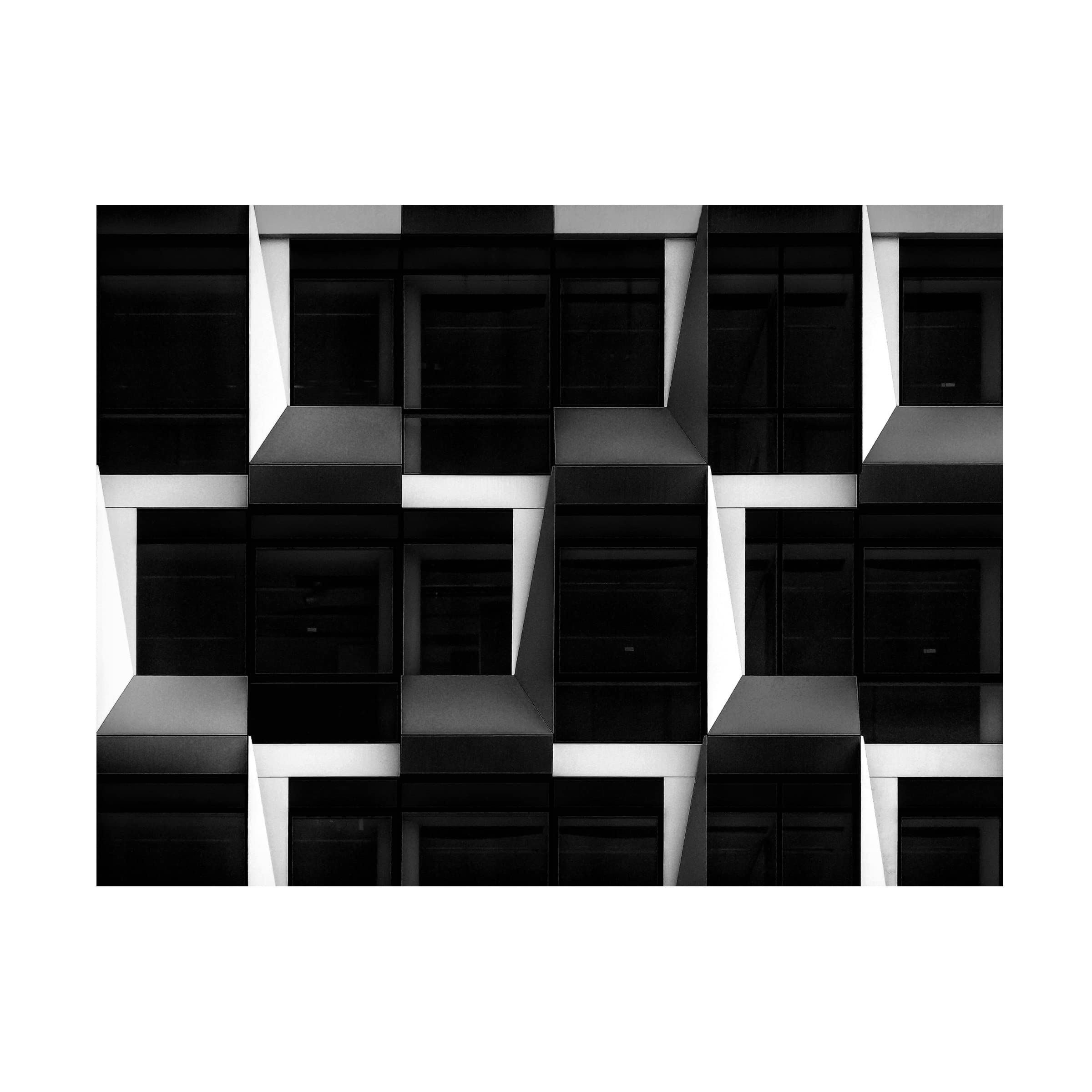 Henk Van Maastricht Black & White Canvas Art Print - Modern Abstract Wall Decor for Living Room, Bedroom & Office | Trademark Fine Art Collection