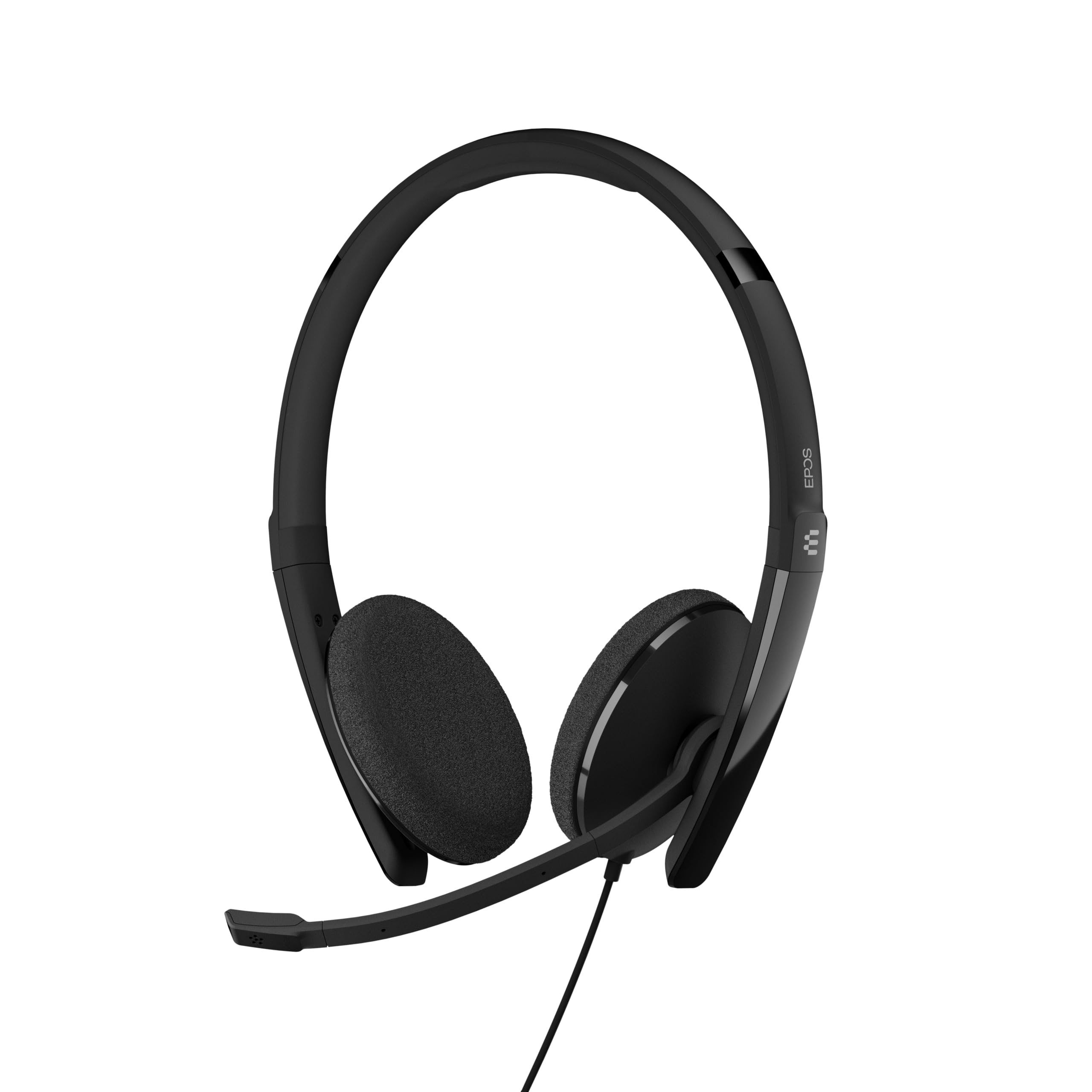 EPOS Adapt 160 USB II Wired Headset - UC Optimized Dual-Sided Headphones with USB Connectivity - Superior Stereo Sound & Noise Cancellation - Comfortable Office Headset with Call Control (Black) - Perfect for Remote Work, Call Centers & Business Communications