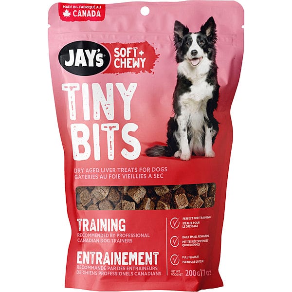 Jay's Soft & Chewy Tiny Bits Dog Training Treats - Small Bite-Sized Rewards for Puppy Obedience Training & Behavior Reinforcement - Perfect for Indoor/Outdoor Training Sessions & Positive Reinforcement