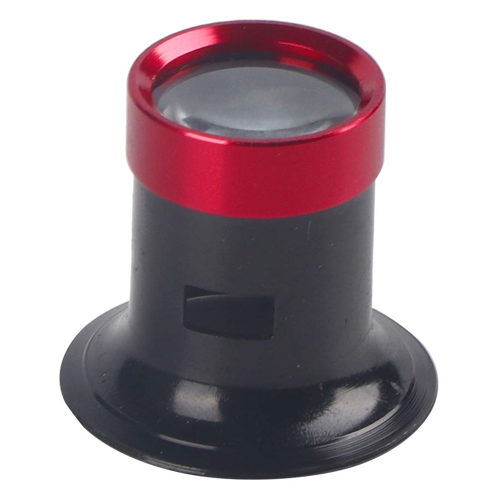 Professional Jewelry Loupe Magnifier - Aluminum Alloy Watch Repair Tool for Watchmakers & Fine Process Operations | Perfect for Watch Maintenance, Jewelry Inspection & Precision Crafting