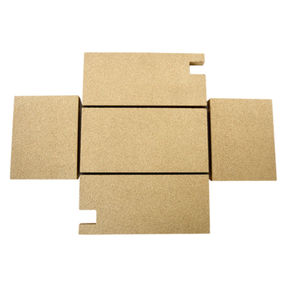 Kasai Konro Replacement Tiles for Medium Long Grill - Durable Ceramic Heat Plates for Japanese BBQ & Grilling - Perfect for Outdoor Cooking, Camping & Backyard Parties