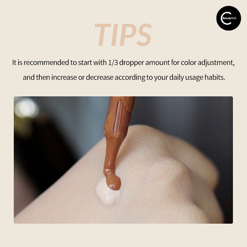 CARMELA Foundation Adjuster Drops - Skin Tone Corrector & Liquid Makeup Mixing Drops for Flawless Coverage | Perfect for Customizing Foundation Shades & Creating Seamless Blends