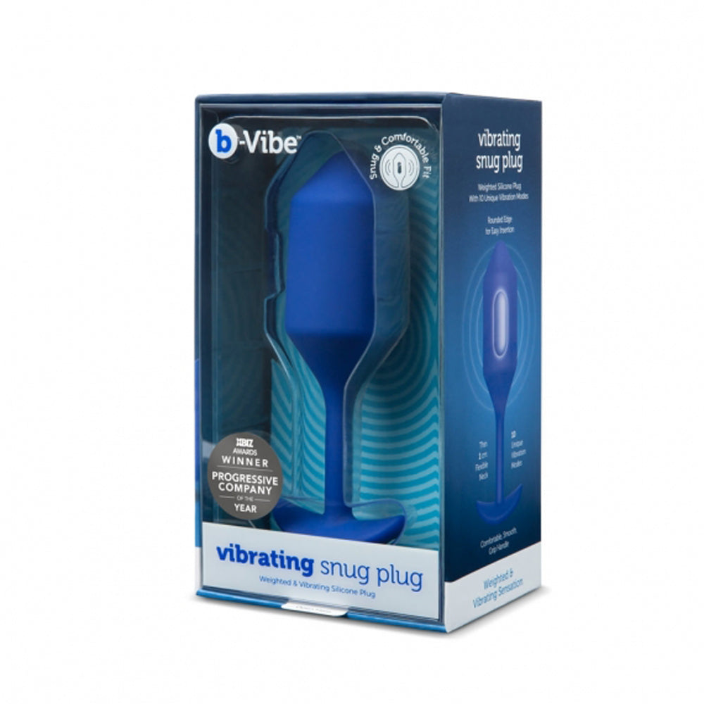B Vibe Vibrating Weighted Snug Plug 4 - Premium Anal Plug for Enhanced Pleasure & Comfort | Perfect for Solo Play & Couples Intimacy