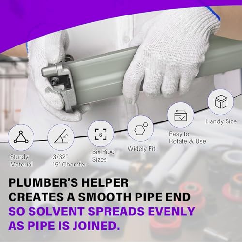 High-Speed Steel PVC Pipe Reamer Tool - 1-1/4
