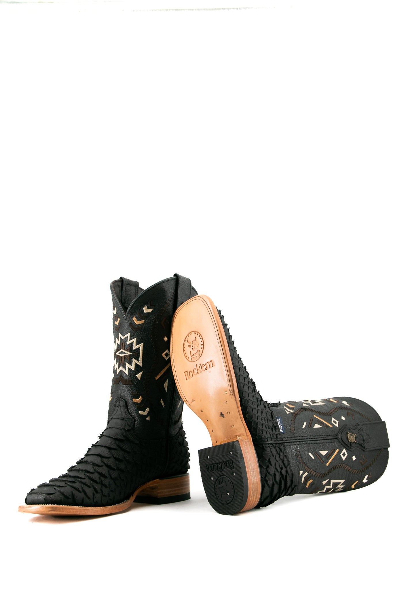 Python Matte Square Toe Cowboy Boots for Women - Western Style Ankle Booties with Pointed Toe - Perfect for Country Rodeo, Line Dancing & Casual Outfits