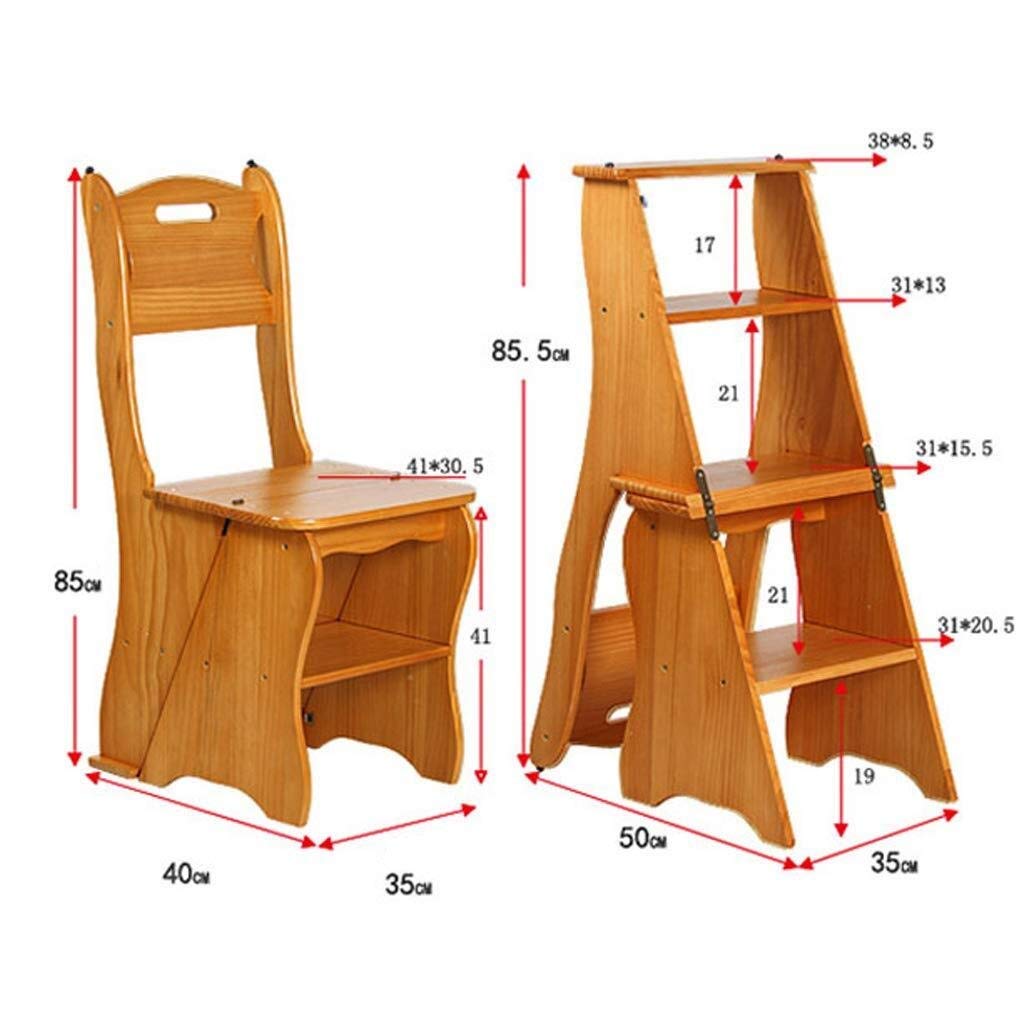4-Step Folding Stool Ladder - Portable Household Step Stool for Home, Shoe Bench, Storage Shelf & Plant Stand - Non-Slip Wide Pedals, Space-Saving Design for Kitchen, Bathroom, Closet & Garden Use