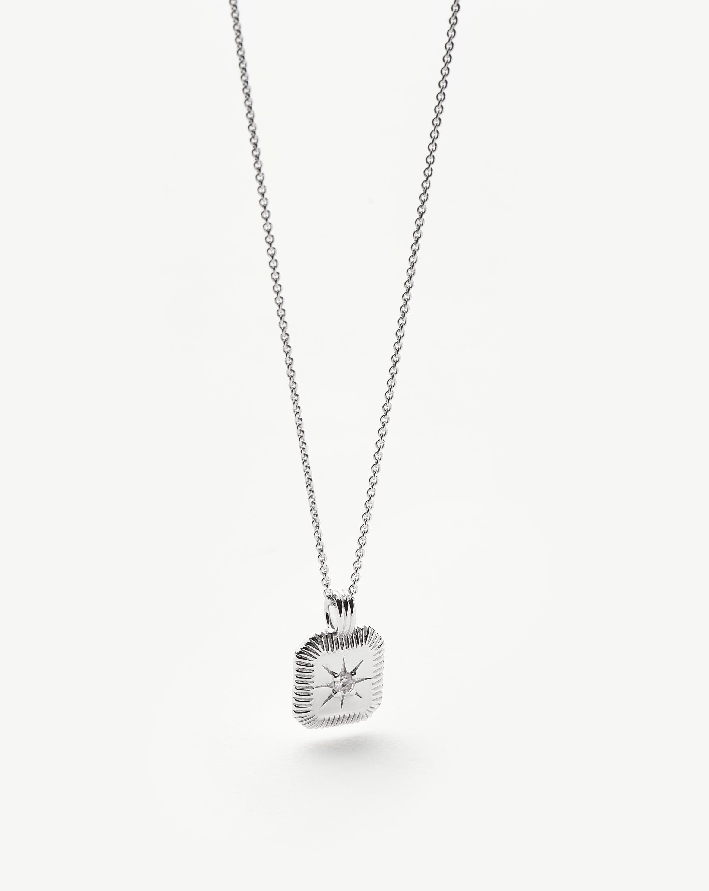 April Birthstone Pendant Necklace - Genuine Crystal Jewelry for Women | Elegant Dainty Necklace Gift for Birthday, Anniversary & Special Occasions | Perfect for Everyday Wear & Formal Events