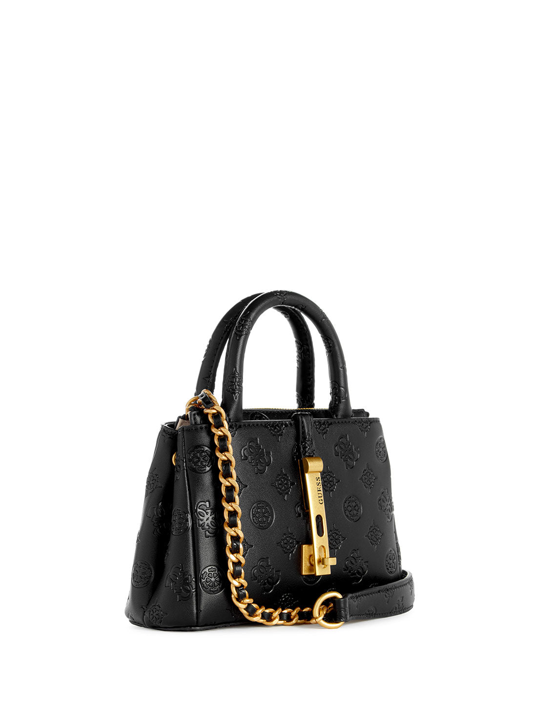 Black Logo James Mini Satchel Bag - Stylish Crossbody Purse for Women | Perfect for Work, Travel & Everyday Use