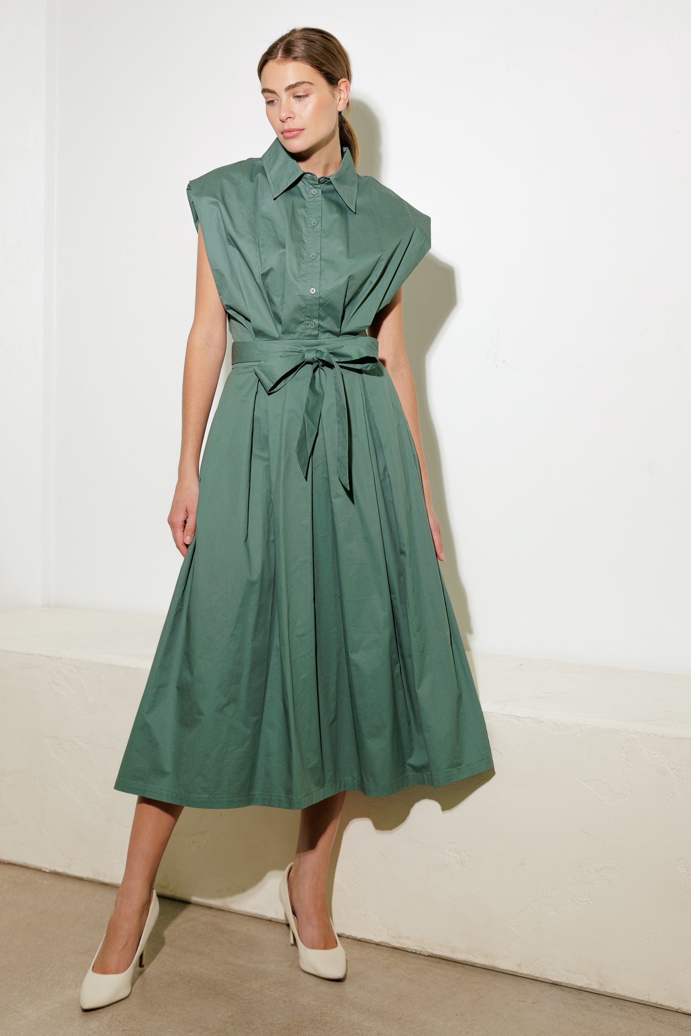 Deeper Connection Drop Shoulder Dress for Women - Elegant Sleeveless Flowy Maxi Dress for Summer, Beach, and Casual Outings