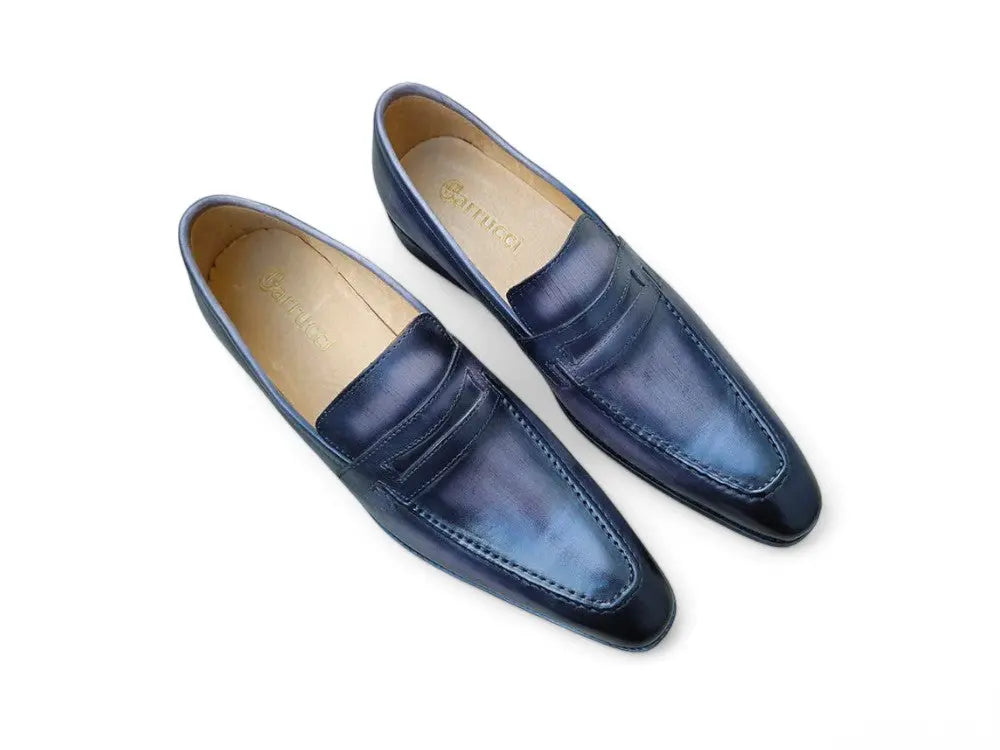 Premium Genuine Leather Penny Loafers for Men - Slip-On Comfort & Classic Style - Perfect for Business, Casual & Formal Occasions