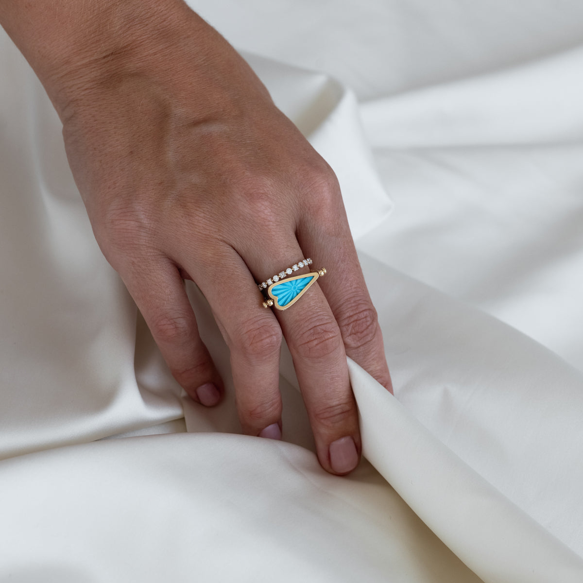 Wild Heart Flip Ring - Dainty Adjustable Stackable Ring for Women - Perfect for Layering, Gifts & Everyday Wear