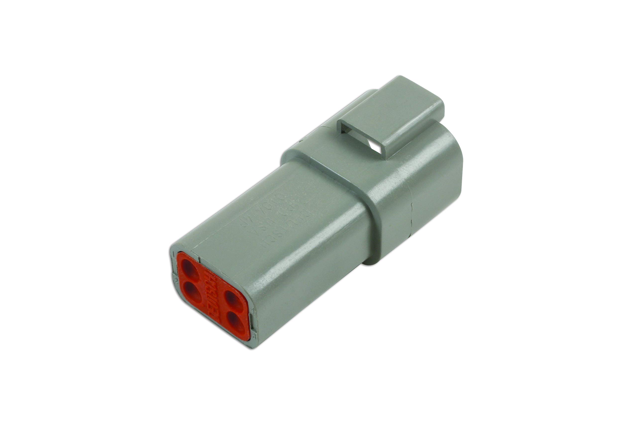 Deutsch 4 Pin Receptacle Connector Kit - 6 Pieces (37506) for Automotive, Marine & Industrial Wiring Applications