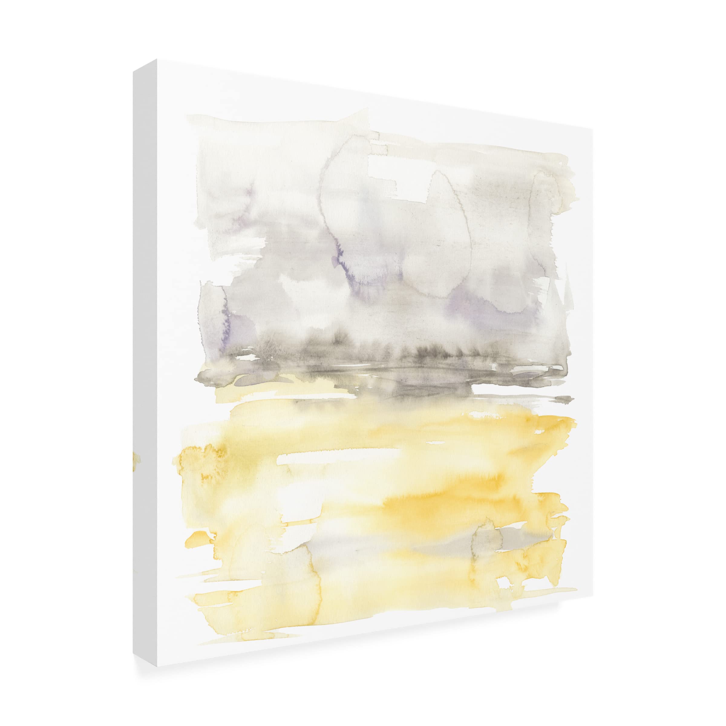 Jennifer Goldberger 'Winter Horizon Line I' Canvas Art Print - Modern Home & Office Wall Decor for Living Room, Bedroom, or Workspace