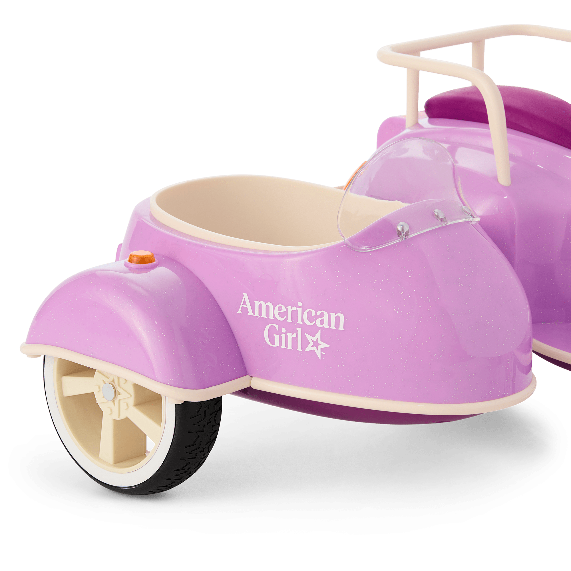 18 Inch Doll Scooter & Sidecar Set - Ride-On Toy for American Girl Dolls - Perfect for Pretend Play and Collectible Display