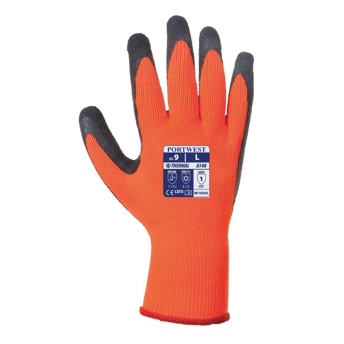 Style A140 Thermal Grip Gloves - Winter Work Gloves for Men & Women - Non-Slip Cold Weather Gloves for Outdoor Activities, Driving, Snow Shoveling & Construction Work