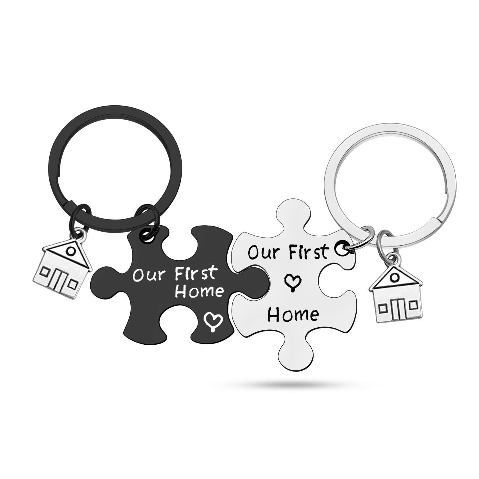 Heigebi Housewarming Gifts for New Homeowners - Elegant Keychain Set for Home Moving & New House Celebrations - Perfect Welcome Gift for House Parties & Warm Home Decor