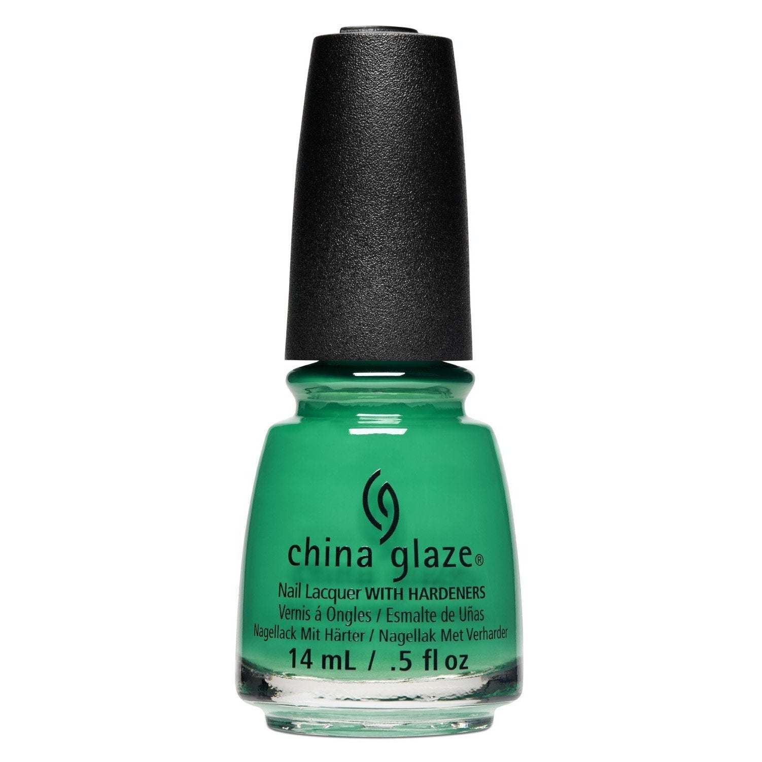 China Glaze Emerald Bae Nail Polish 0.5 oz (#80017) - Long Lasting Green Nail Lacquer for Salon Quality Manicures & Pedicures