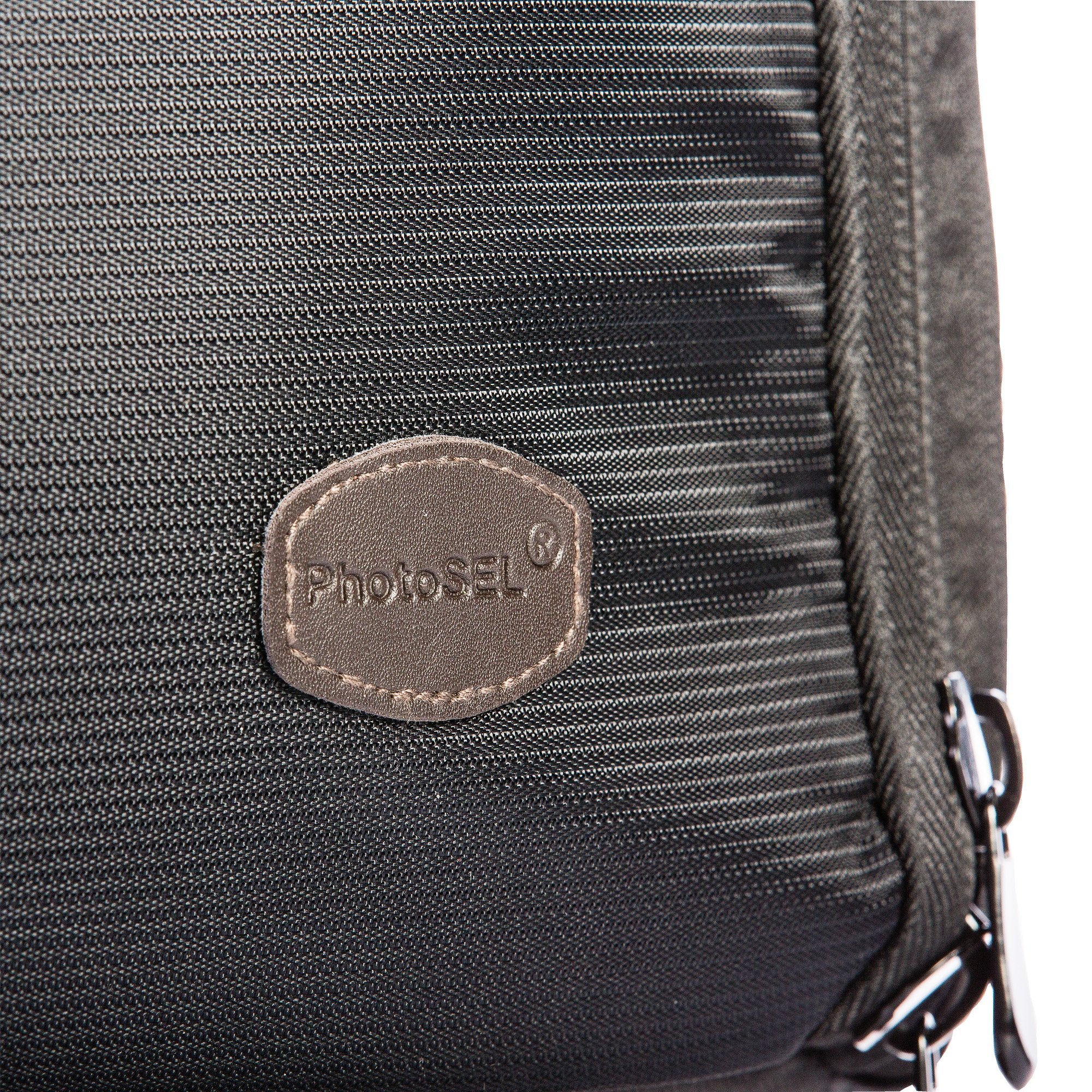 PhotoSEL Waterproof 17-Inch DSLR Camera Backpack - Convertible Roller Bag for SLR/DSLR Cameras & Lenses, Fits Laptop, Airplane Carry-On Compatible, All-Weather Protection (BG504) - Perfect for Travel, Photography Trips & Outdoor Adventures