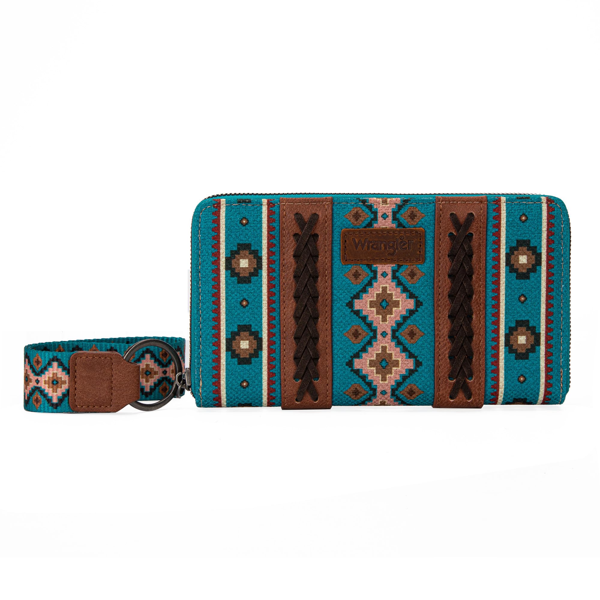 Montana Western Wristlet Wallet for Women - Boho Aztec Credit Card Holder with RFID Protection | Perfect for Travel, Concerts & Everyday Use