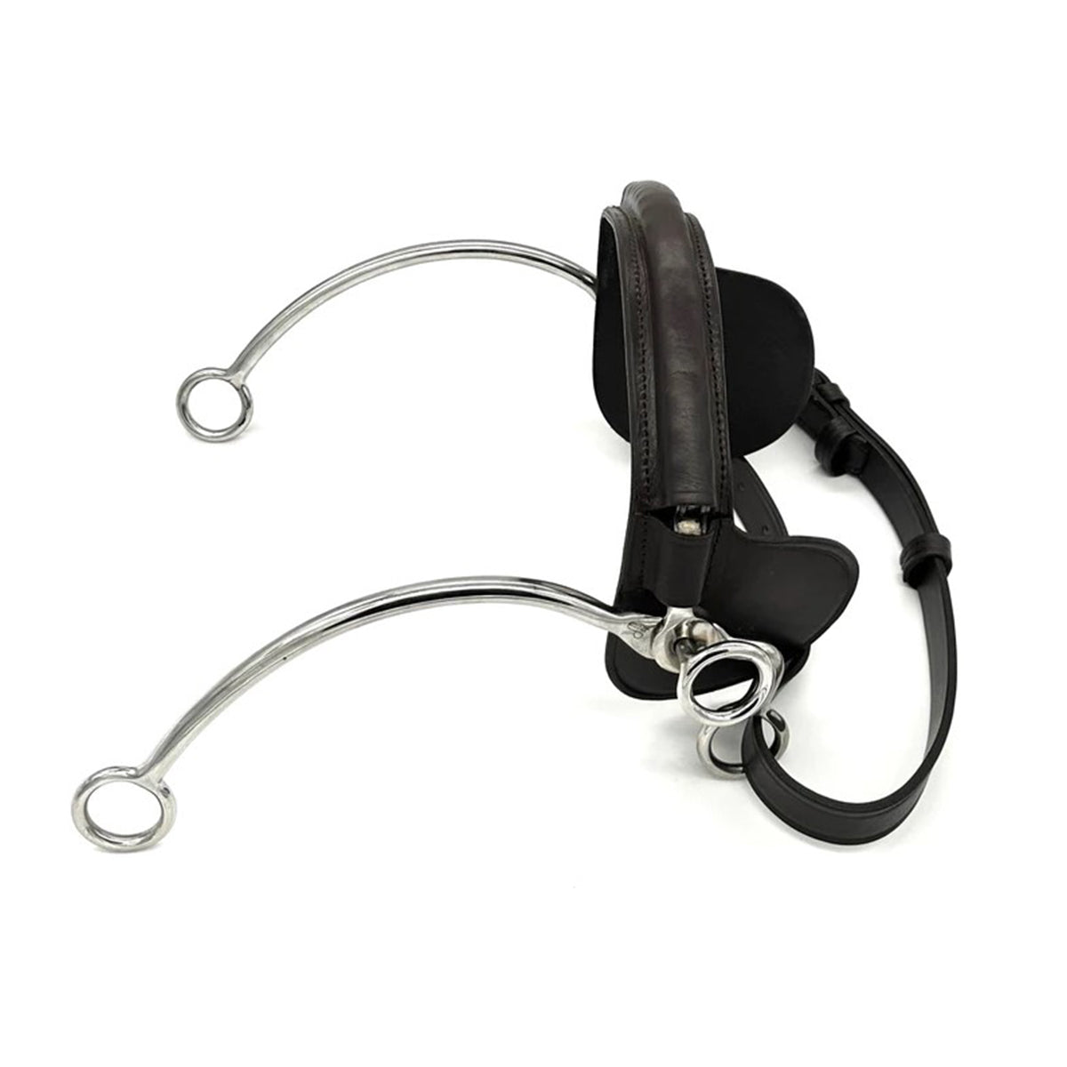AJR Long Shank German Hackamore Bit for Horses - Comfortable Training Bit for Western Riding, Dressage & Trail Riding - Durable Stainless Steel Horse Bit for Professional Equestrian Use