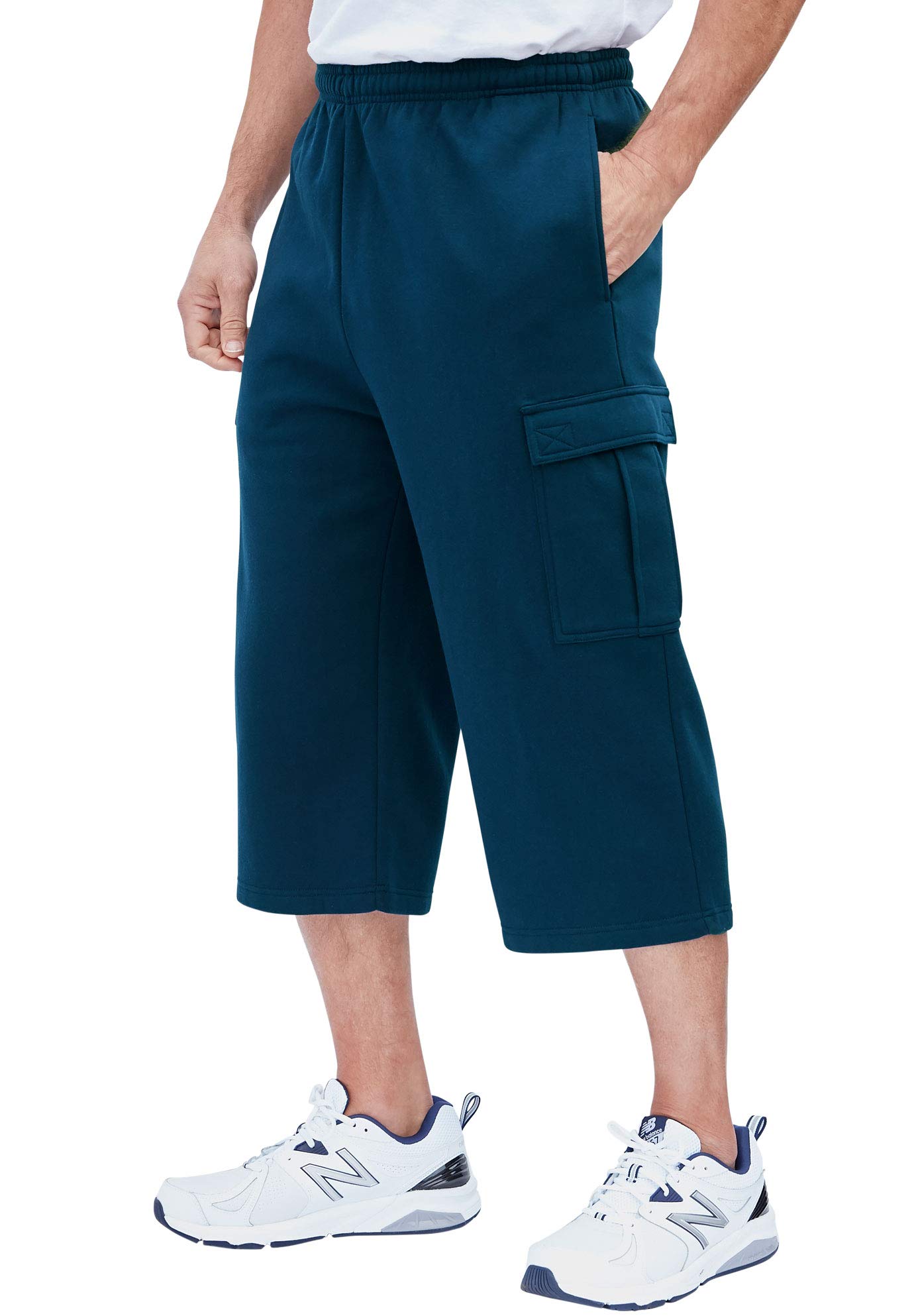 KingSize Men's Big & Tall Fleece Judo Shorts - Comfortable & Durable Martial Arts Training Pants for BJJ, MMA & Workout - Perfect for Grappling, Wrestling & Gym Sessions