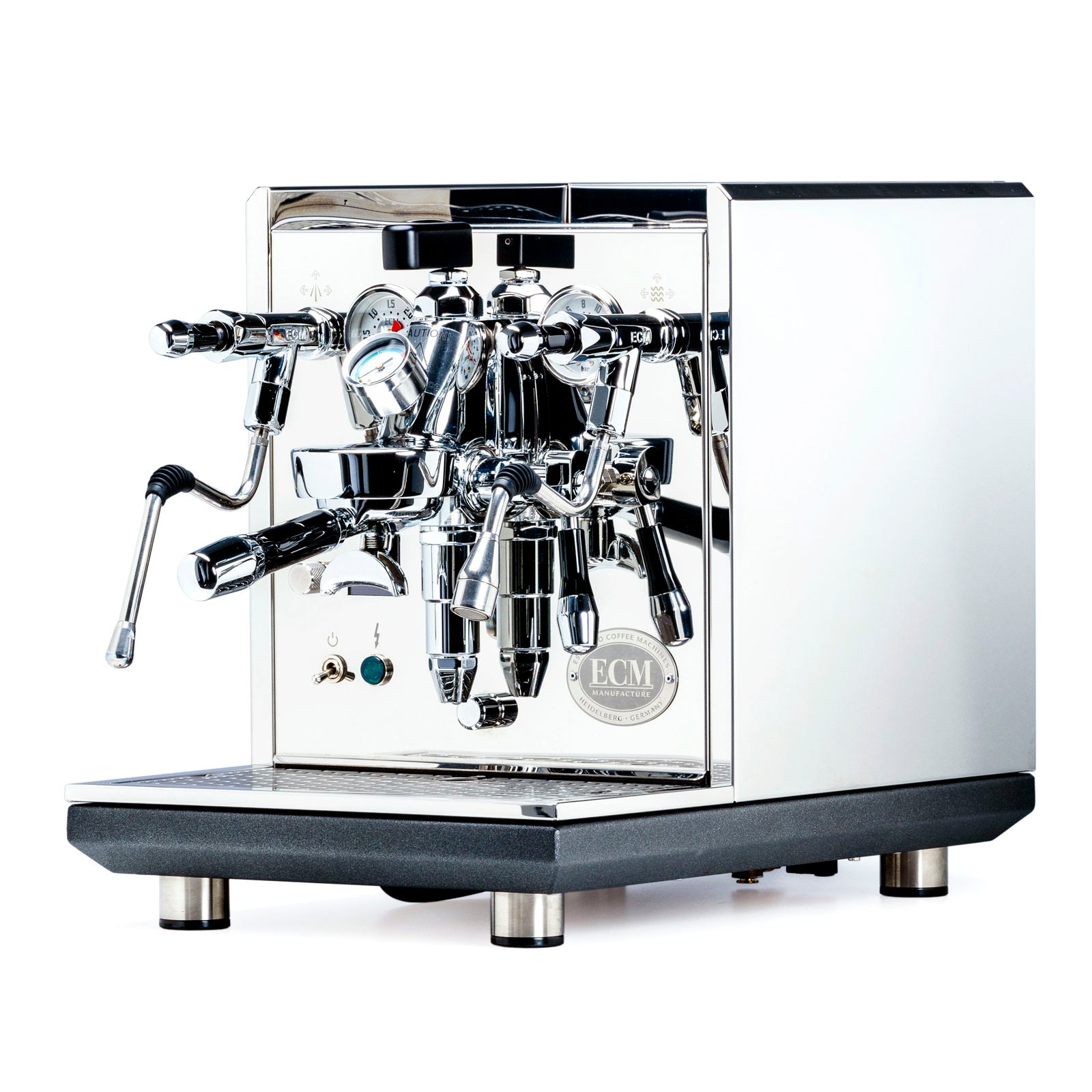 ECM Synchronika II Espresso Machine with Flow Control - Professional Grade Coffee Maker for Home Baristas | Perfect for Espresso, Latte & Cappuccino Making