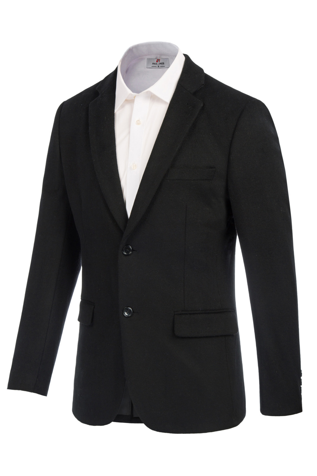 Men's Wool Blend Houndstooth Blazer Jacket - Casual Suit Coat with Notch Lapel & 2 Buttons | Perfect for Office, Weddings & Business Events