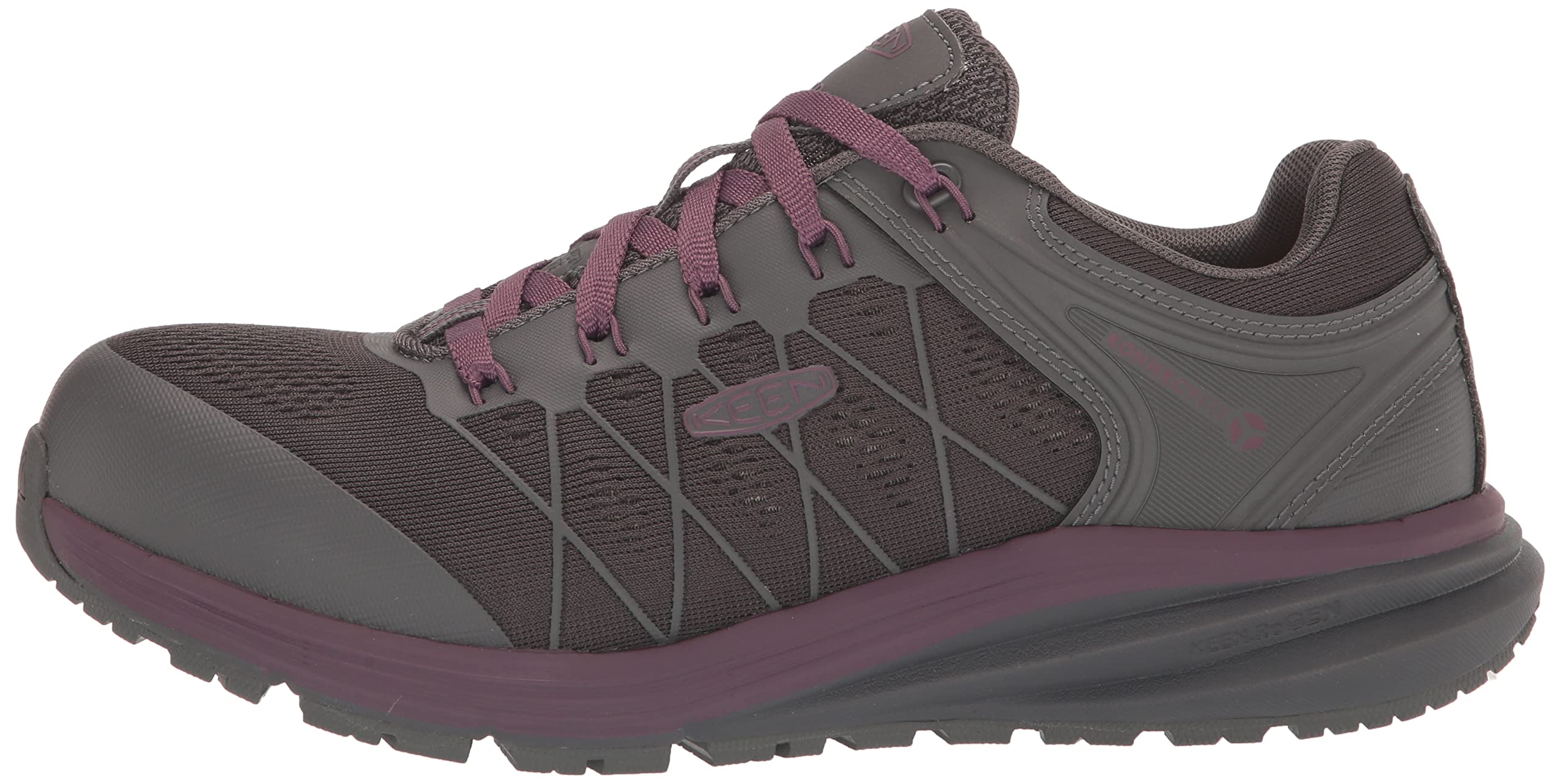 KEEN Utility Women's Vista Energy Low Height Sneaker - Composite Toe ESD Safety Work Shoes for Women - Lightweight & Comfortable for Construction, Warehouse & Industrial Work