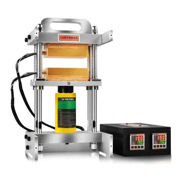 Dabpress 10 Ton Driptech Rosin Press Kit for Home Use - Hydraulic Heat Press Machine for Extracting Rosin, Wax & Concentrates from Cannabis, Hemp & CBD - Perfect for DIY Enthusiasts & Small Businesses