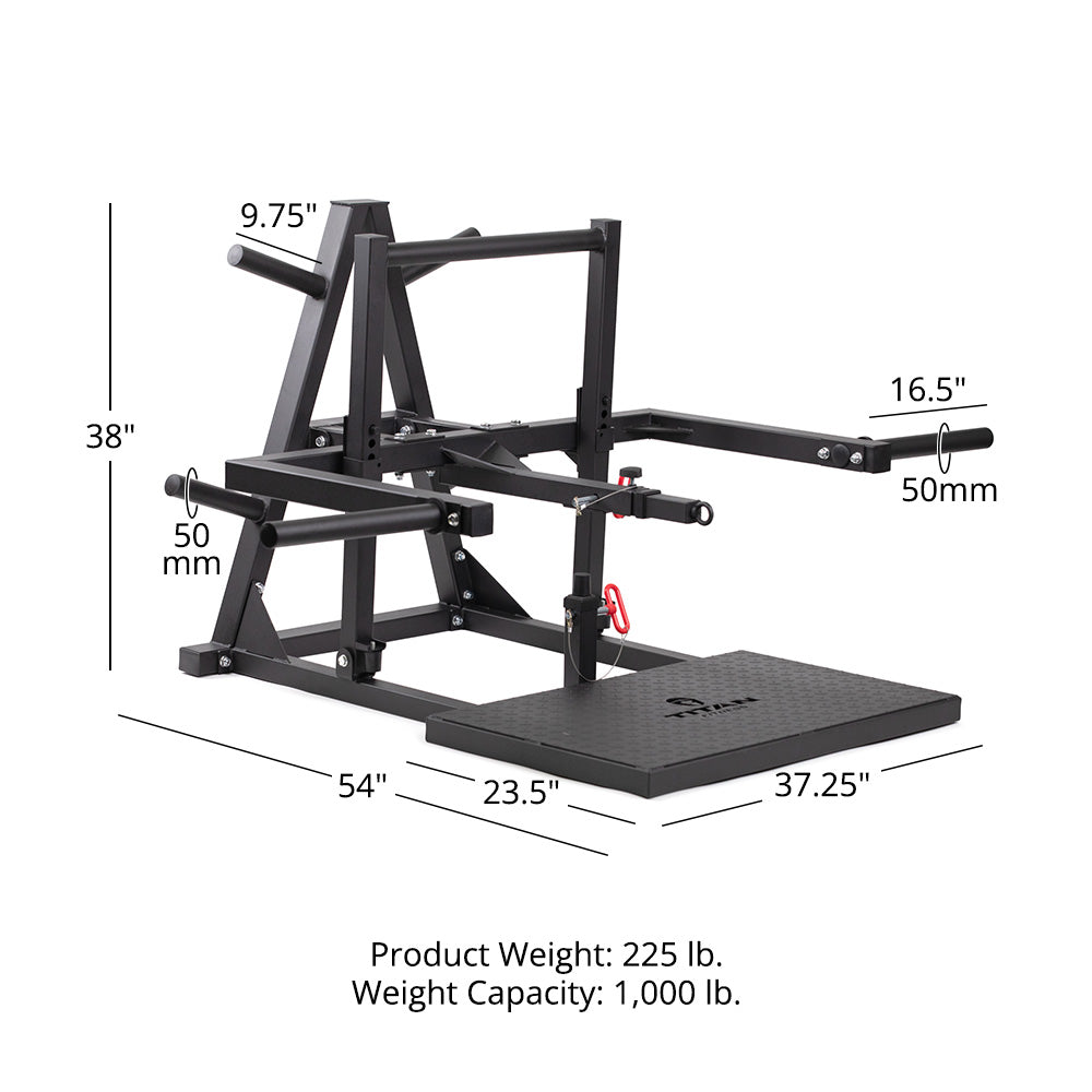 Scratch and Dent Belt Squat Machine - Heavy Duty Gym Equipment for Home & Commercial Use - Perfect for Strength Training & Leg Workouts