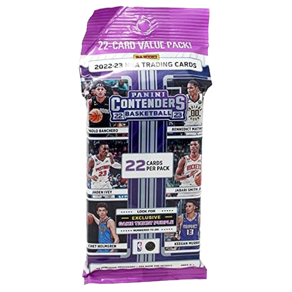 2022-23 NBA Contenders Basketball Trading Cards Value Pack - Collectible Player Cards for Sports Fans & Card Game Enthusiasts - Perfect for Trading, Collecting, and Displaying in Your Home or Office