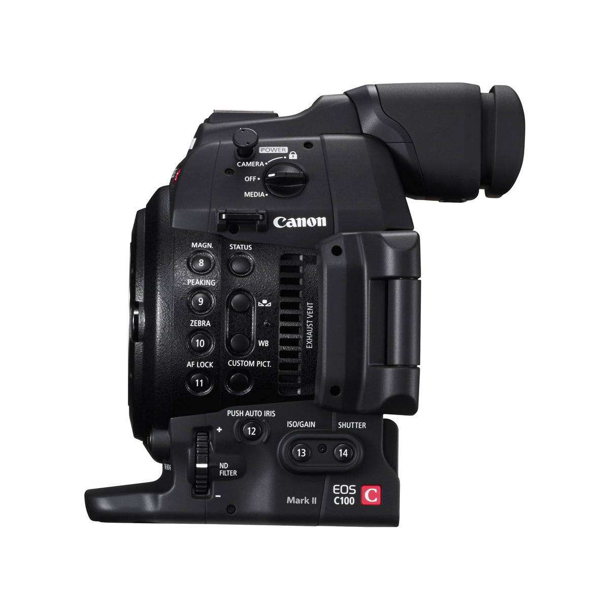 Canon EOS C100 Mark II Digital Cinema Camera with Dual Pixel CMOS AF & EF 24-105mm f/4L IS II USM Zoom Lens Kit - Professional 4K Video Recording for Filmmaking, Vlogging, and Documentary Production