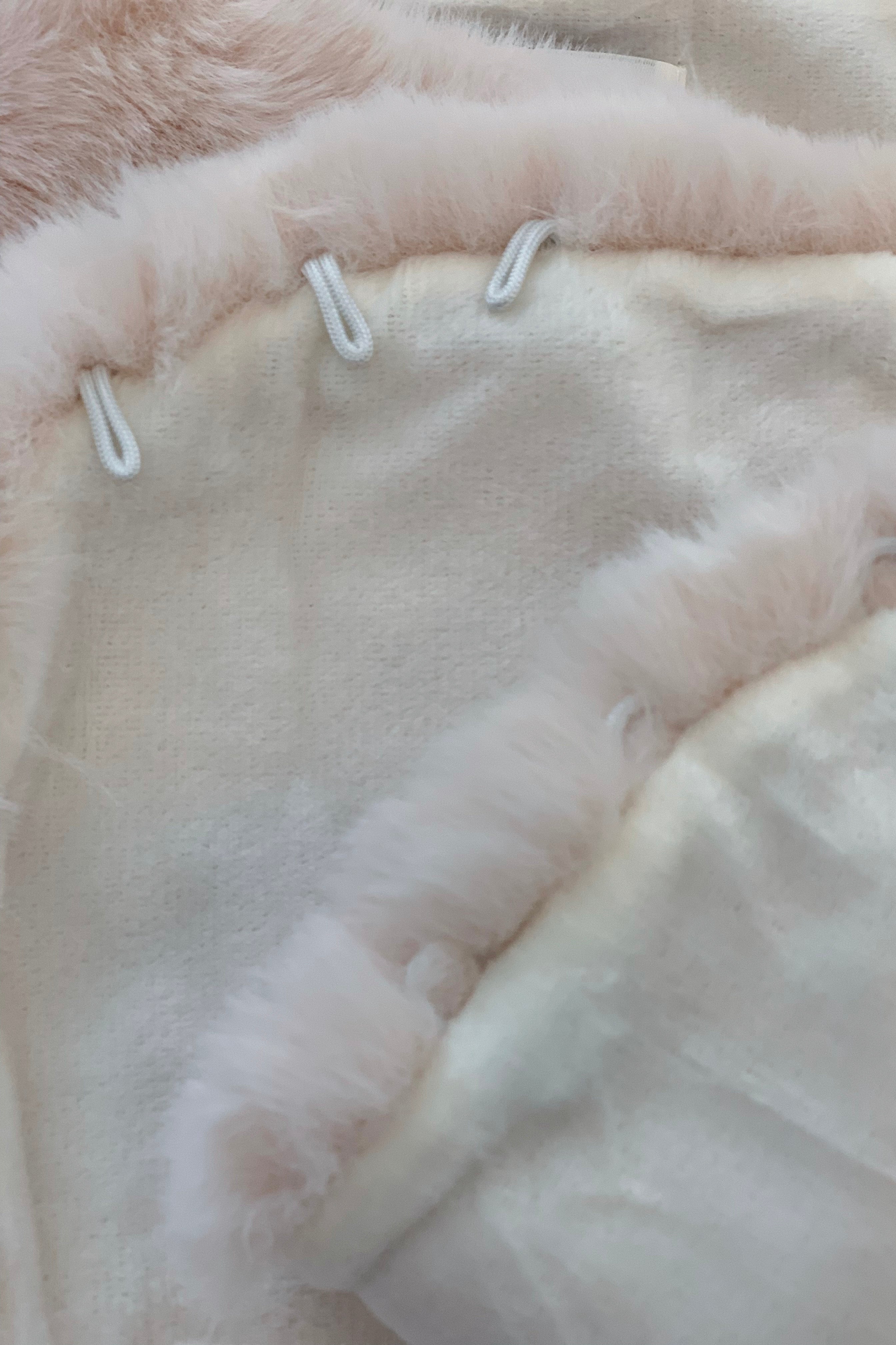 Blush Peach Fur Wrap Shawl - Soft Cozy Faux Fur Stole for Women (Serena Pea05) | Perfect for Weddings, Parties, and Winter Fashion Accessories