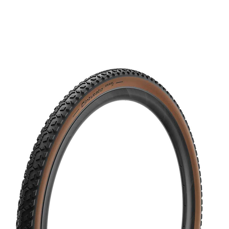 Pirelli Cinturato Gravel M Folding Tubeless Ready SpeedGrip Tanwall Tire - Premium Gravel Bike Tires for Off-Road Cycling & Adventure Riding