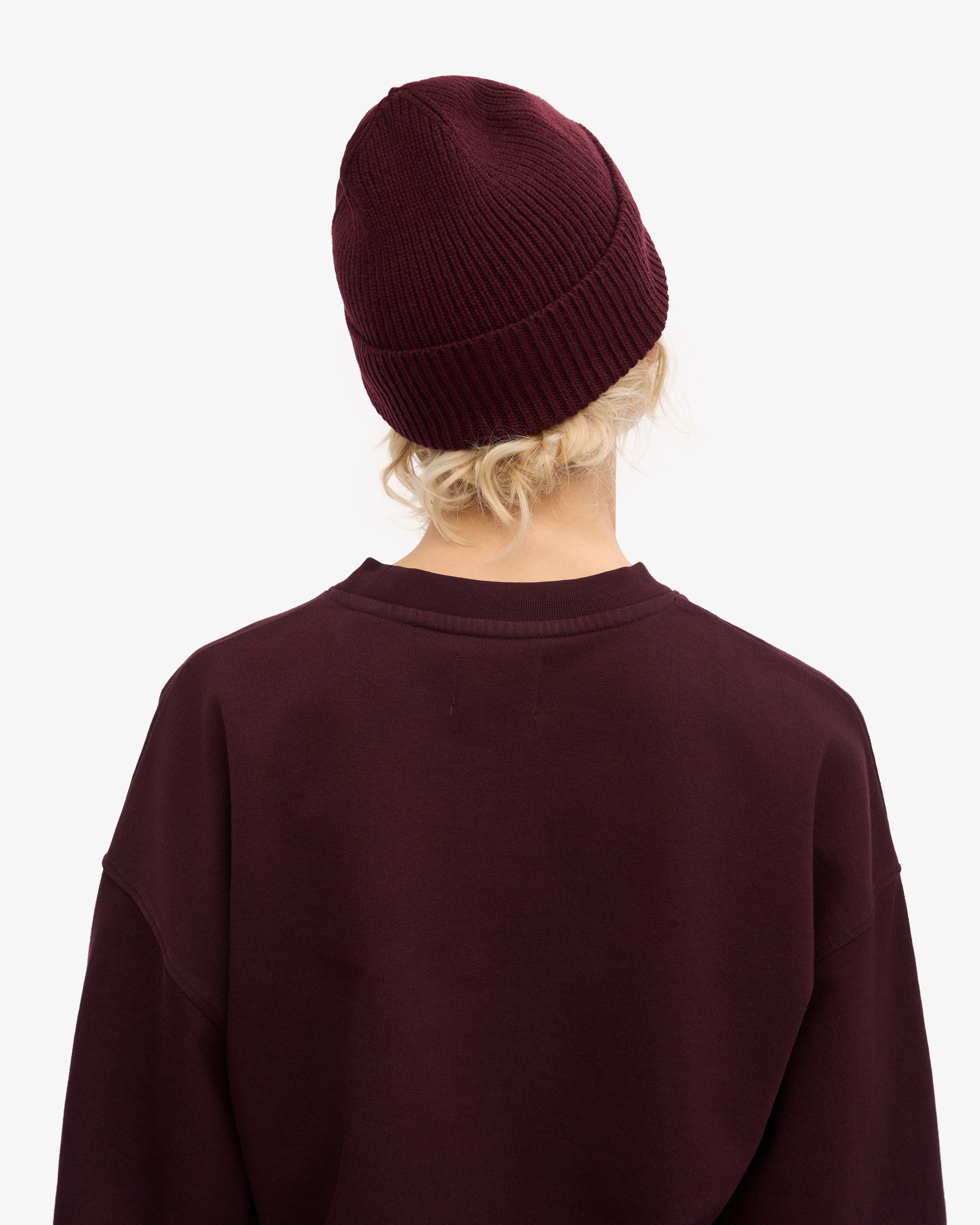 Premium Merino Wool Beanie for Men & Women - Soft Warm Winter Hat in Oxblood Red - Perfect for Skiing, Hiking & Outdoor Activities