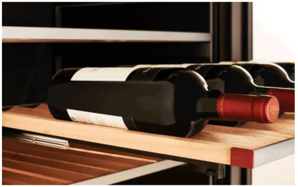 VINTEC VWM306PBA Premium 180 Bottle Wine Cooler with Adjustable Telescopic Shelves - Left Hand Door - Perfect for Home Cellars, Restaurants, and Wine Collectors