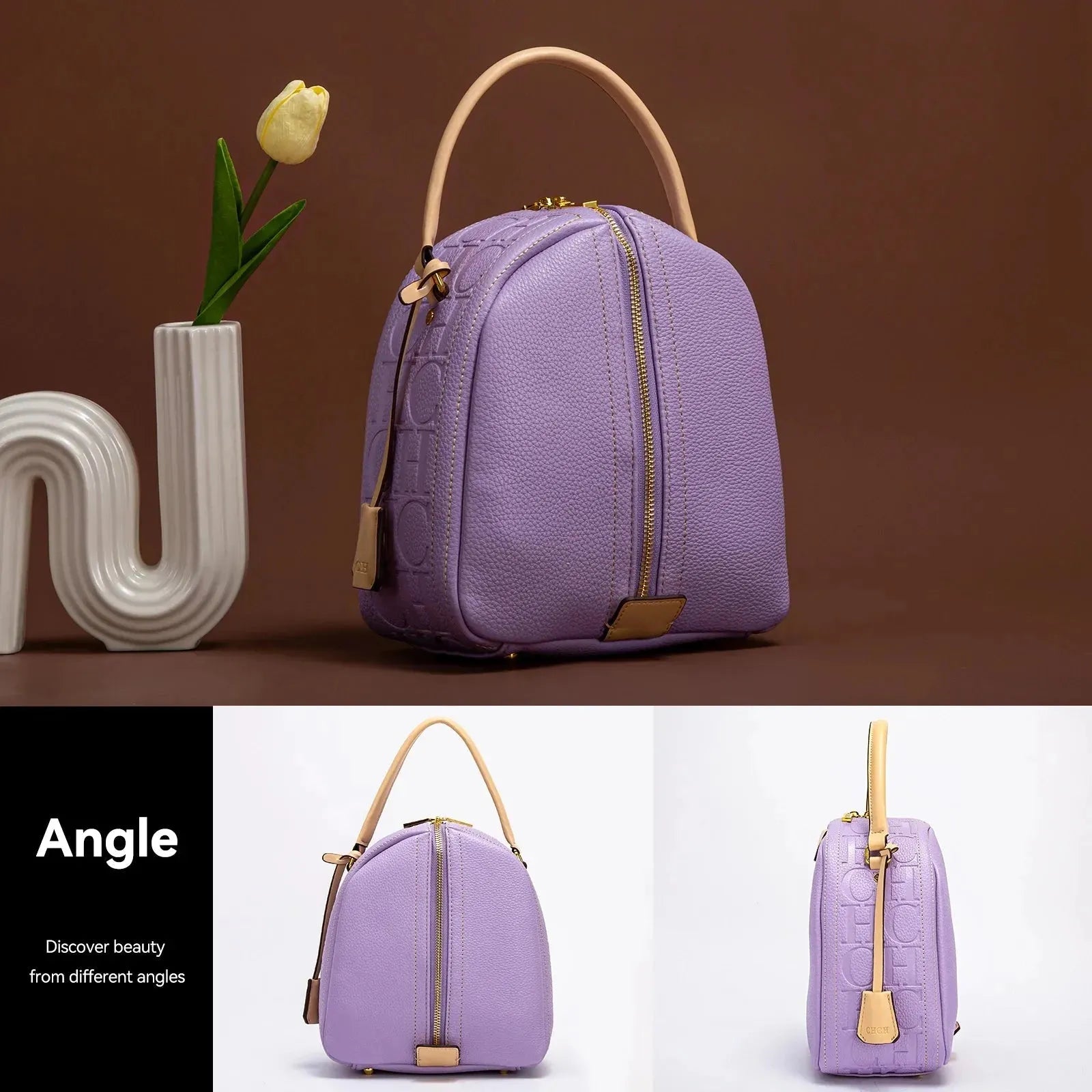 Elegant Embossed Letter Women's Handbag - Stylish Crossbody Purse for Work, Travel & Everyday Use