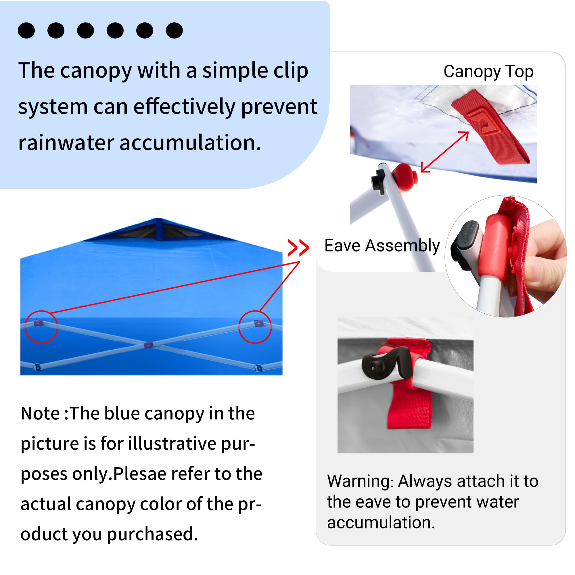 10x10 Pop Up Canopy Tent with Sidewalls & Pockets - Easy One-Person Setup Portable Sun Shelter for Camping, Beach, Backyard, Picnics & Outdoor Events - Blue Instant Shade Canopy by CROWN SHADES