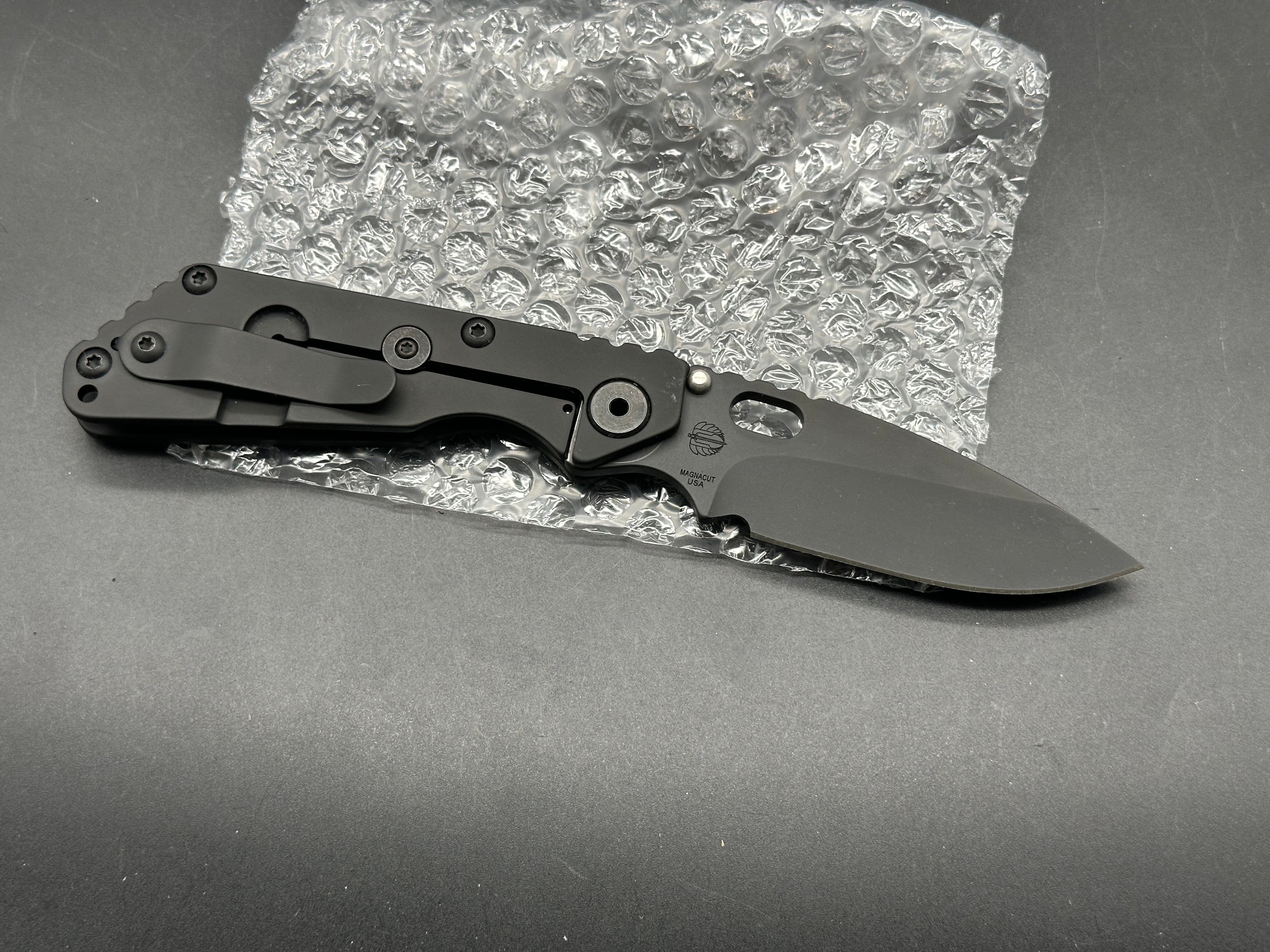 Strider SnG Stealth Folding Knife - MagnaCut Super Steel Blade, EDC Tactical Pocket Knife for Outdoor Camping, Hunting & Survival Gear