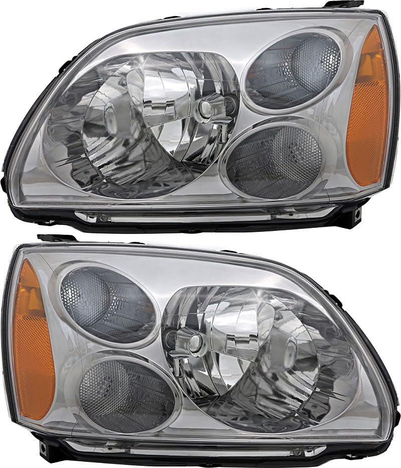 Mitsubishi Galant Headlights Replacement Set - Halogen Lamps for Driver & Passenger Side (2004-2009 Models) | High Visibility for Night Driving & Enhanced Safety | Perfect for Road Trips, Commuting & Vehicle Upgrades